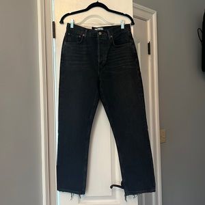 Agolde Black Riley Jeans